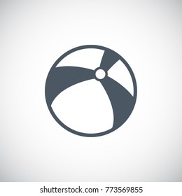 beach ball icon illustration isolated vector sign symbol