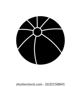 beach ball icon, modern vector isolated on white background.