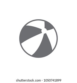 beach ball icon. Simple element illustration. beach ball symbol design template. Can be used for web and mobile on white background