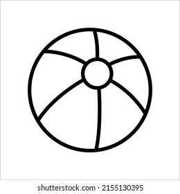 beach ball icon vector design template