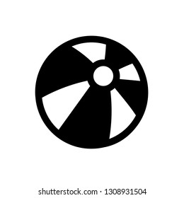 Beach ball icon, vector illustration. Flat design style. vector beach ball icon illustration isolated on white background, beach ball icon Eps10. beach ball icons graphic design vector symbols.