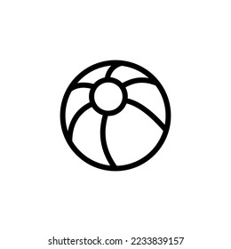 Beach-Ball-Symbol, Vektordesign