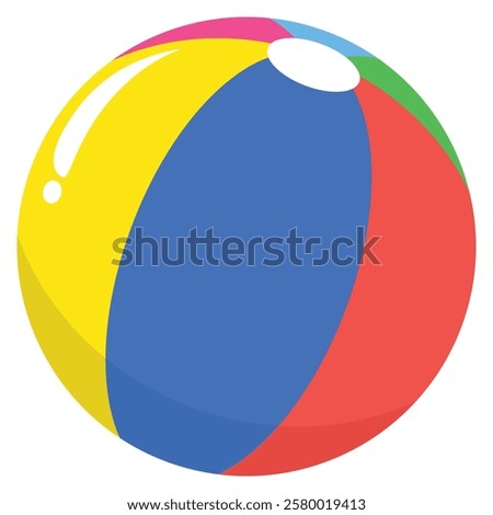 beach ball on the beach