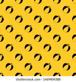 Beach ball pattern seamless vector repeat geometric yellow for any design