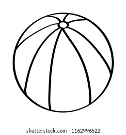 beach ball rubber toy play image