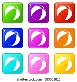 Beach ball set 9