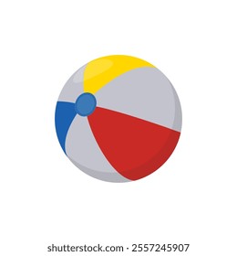 Beach Ball, Sport Equipment Vector Illustration Isolated