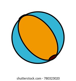 Beach ball symbol