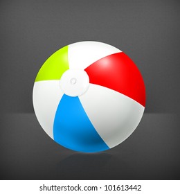 Beach ball, vector