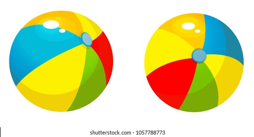 beach ball vector