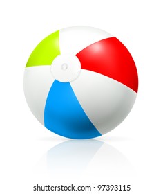 Beach ball, vector