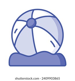 Beach ball vector design, for summer and beach, leisure and fun time