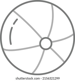 Beach Ball vector icon. Can be used for printing, mobile and web applications.