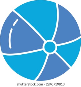 Beach Ball vector icon. Can be used for printing, mobile and web applications.