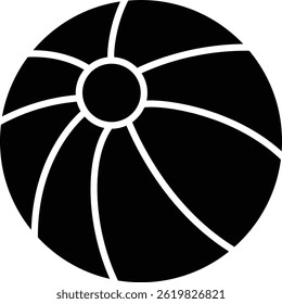 Beach Ball vector icon. Can be used for printing, mobile and web applications.