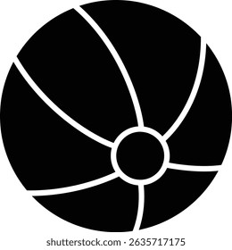 Beach Ball vector icon. Can be used for printing, mobile and web applications.