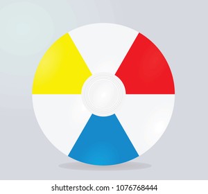 Beach ball. vector illustration