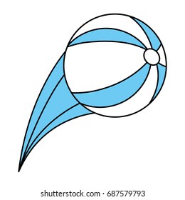 beach ball vector illustration
