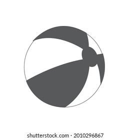 diseño de vector de bola de playa