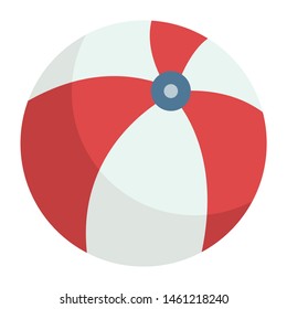 Beach ball vector illustration graphic design