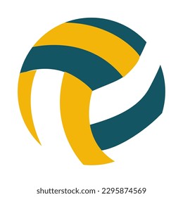 eine Beach-Ball-Vektorgrafik-Sommersymbol