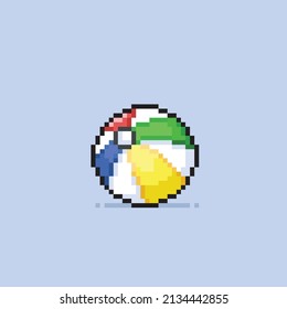 beach balloon in pixel style