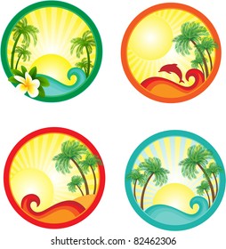 Beach banner.