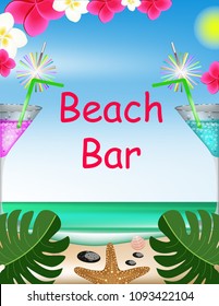 Beach bar banner