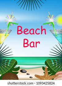 Beach bar banner