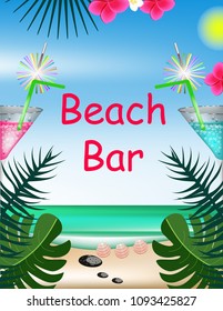 Beach bar banner