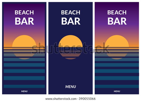 Beach Bar Menu Sunset 600w 390055066 