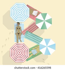 BEACH BATHERS TYPE. "B"