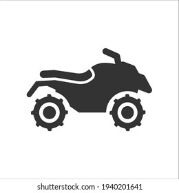 Icono de bicicleta de playa, gráficos vectoriales