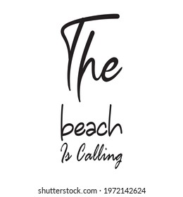 the beach is calling quote letters