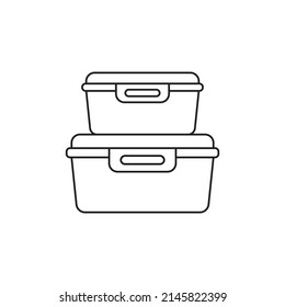 Beach or camping beverages icon line style icon, style isolated on white background