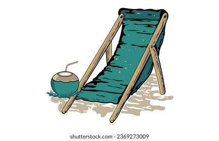 Beach Chair California Surfing Design,
California Surfing Boats Colorful Beach  Illustration Design, Hello, Summer California Beach Vector T-shirt Design.