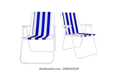 Beach chair clean background, eps file.