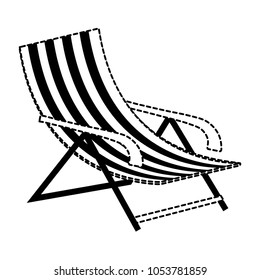 beach chair icon