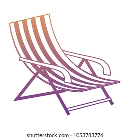 beach chair icon