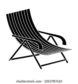 beach chair icon