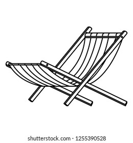 beach chair icon