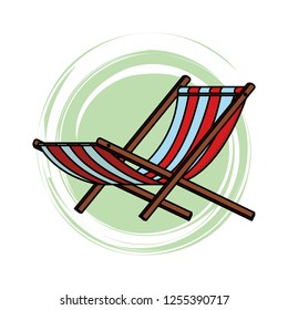 beach chair icon