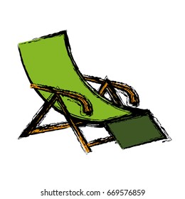 beach chair icon