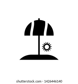 beach chair icon vector eps summer