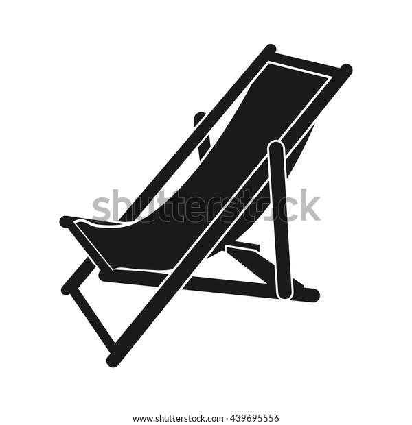 Beach Chair Icon Vector Flat Vector Stock Vector (Royalty Free) 439695556
