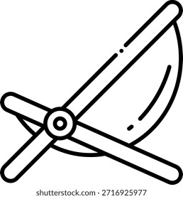 Beach Chair Icon Vector Illustration
