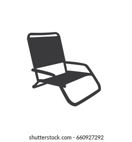 Beach chair icon, vector illustration design. Summer objects collection.