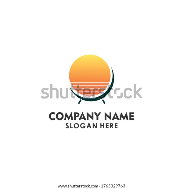beach chair logo