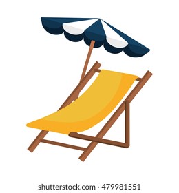 beach chair wooden