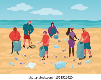 Clean Beach Cartoon Images, Stock Photos & Vectors | Shutterstock